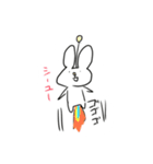 今日も普通に過ごしてるうさぎの宇宙人（個別スタンプ：15）