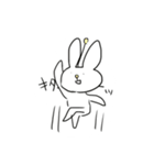 今日も普通に過ごしてるうさぎの宇宙人（個別スタンプ：30）