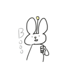 今日も普通に過ごしてるうさぎの宇宙人（個別スタンプ：32）
