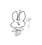 今日も普通に過ごしてるうさぎの宇宙人（個別スタンプ：38）
