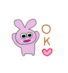 よだれうさ（個別スタンプ：8）
