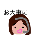 オペレーター女子3（個別スタンプ：5）