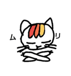 表情がとぼしいネコ2（個別スタンプ：2）
