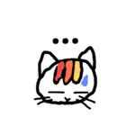 表情がとぼしいネコ2（個別スタンプ：4）