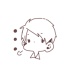 シンプル男の子（個別スタンプ：2）