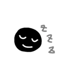 黒い人だよ（個別スタンプ：5）