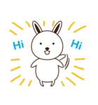 Usagi Sisters(English)-Banila＆Ichigo（個別スタンプ：1）