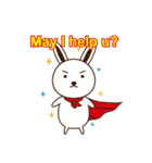 Usagi Sisters(English)-Banila＆Ichigo（個別スタンプ：8）