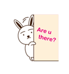Usagi Sisters(English)-Banila＆Ichigo（個別スタンプ：11）