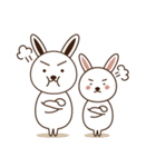 Usagi Sisters(English)-Banila＆Ichigo（個別スタンプ：35）