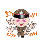 Thailand police V2（個別スタンプ：37）