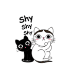 Poker face cats - JUJU＆HOLA（個別スタンプ：7）