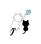 Poker face cats - JUJU＆HOLA（個別スタンプ：14）