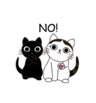 Poker face cats - JUJU＆HOLA（個別スタンプ：39）
