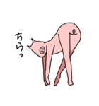ブタ朗の美脚スタンプ（個別スタンプ：22）