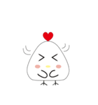 Rice balls's chick（個別スタンプ：18）