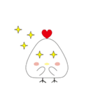 Rice balls's chick（個別スタンプ：21）