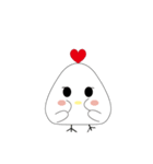 Rice balls's chick（個別スタンプ：37）