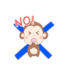 理系チンパンジーの日常（個別スタンプ：8）