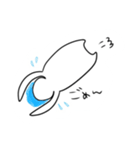 白いへんなの（個別スタンプ：8）