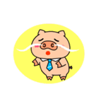 OFFICE PIG 5 : I am hungry（個別スタンプ：8）