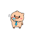 OFFICE PIG 5 : I am hungry（個別スタンプ：19）