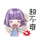 Colourful girl（個別スタンプ：21）