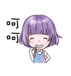 Colourful girl（個別スタンプ：35）