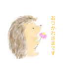 ハリネズミのタロウさん（個別スタンプ：3）
