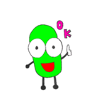 ビッグアイまめちゃん（個別スタンプ：1）