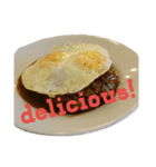 よだれがでちゃうハワイアン料理（個別スタンプ：2）