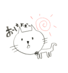 無表情、ひめネコ（個別スタンプ：1）