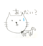 無表情、ひめネコ（個別スタンプ：3）