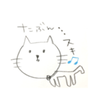 無表情、ひめネコ（個別スタンプ：8）