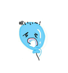 ふわふわ風船（個別スタンプ：4）