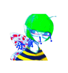 宇宙人っぽい虫（個別スタンプ：3）