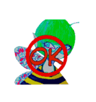 宇宙人っぽい虫（個別スタンプ：12）