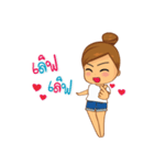 Picky Gal（個別スタンプ：9）
