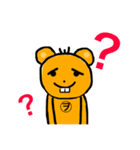 どこかの出っ歯クマさん(ヲタク編)（個別スタンプ：23）