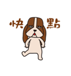 Basset hound of sadness with a smile（個別スタンプ：4）