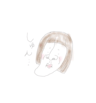 まとまりない気持ち悪い人（個別スタンプ：3）