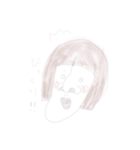 まとまりない気持ち悪い人（個別スタンプ：5）