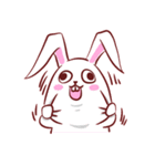 Out window rabbit（個別スタンプ：1）