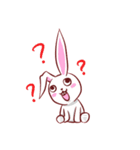 Out window rabbit（個別スタンプ：8）