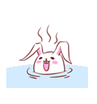 Out window rabbit（個別スタンプ：14）