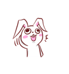 Out window rabbit（個別スタンプ：28）