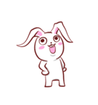 Out window rabbit（個別スタンプ：29）