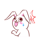 Out window rabbit（個別スタンプ：30）