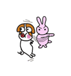 ONE Dog ONE Chick ONE Chicken ONE Rabbit（個別スタンプ：3）