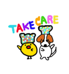 ONE Dog ONE Chick ONE Chicken ONE Rabbit（個別スタンプ：40）